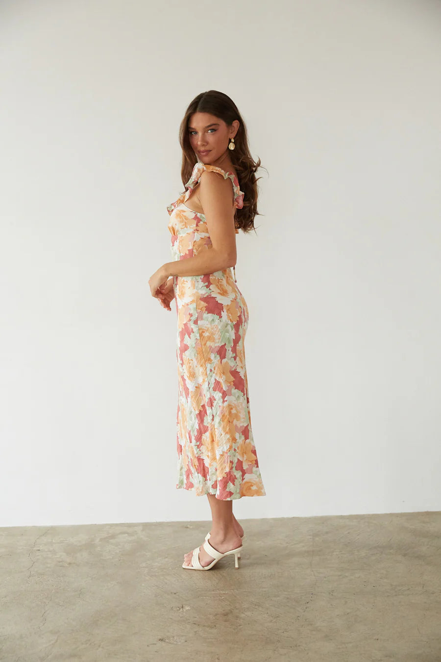 Rose Florals Maxi Dress