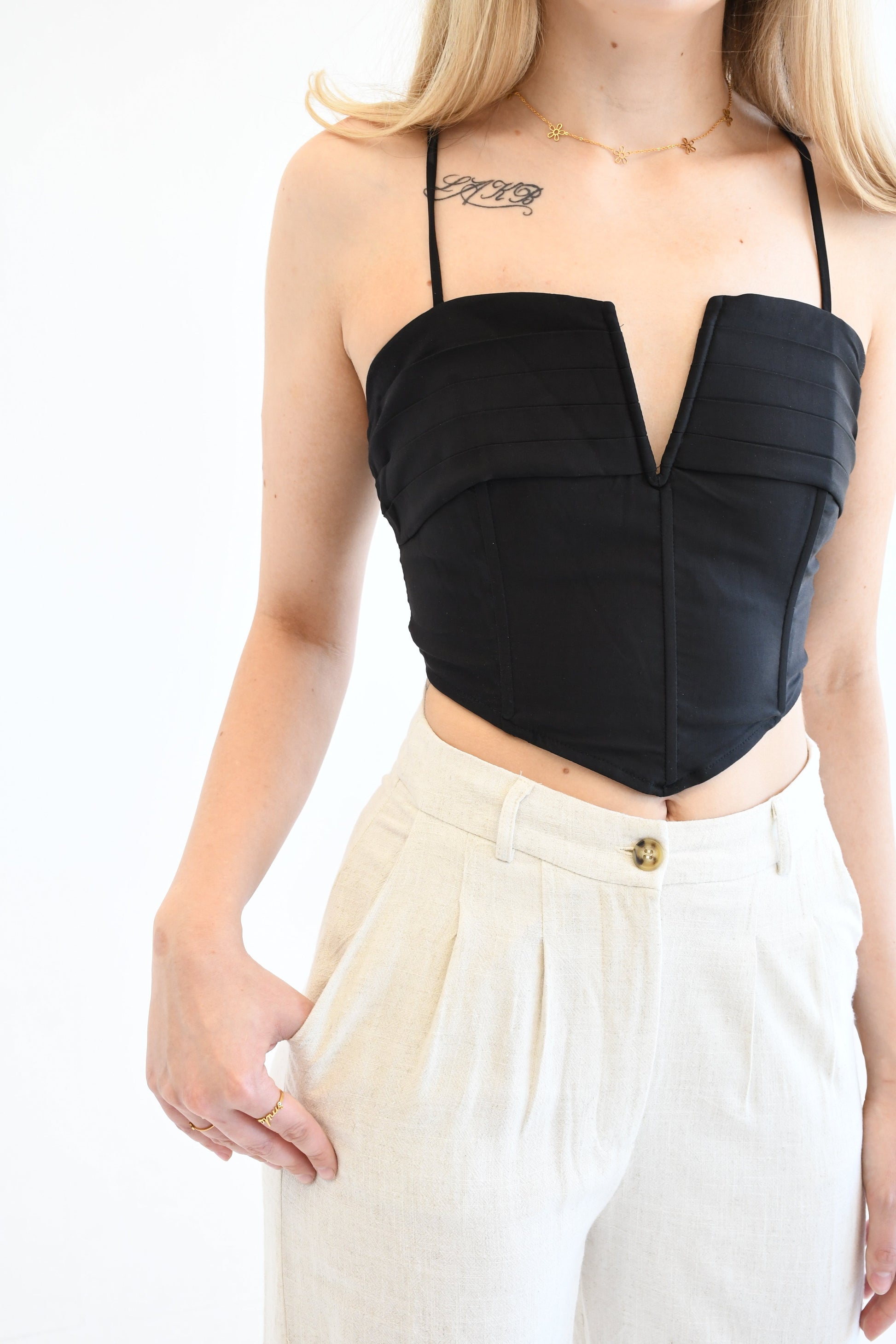 Leighton Corset Top,Tops,ADJUSTABLE, CORSET, TIE, wired- DEFIANT