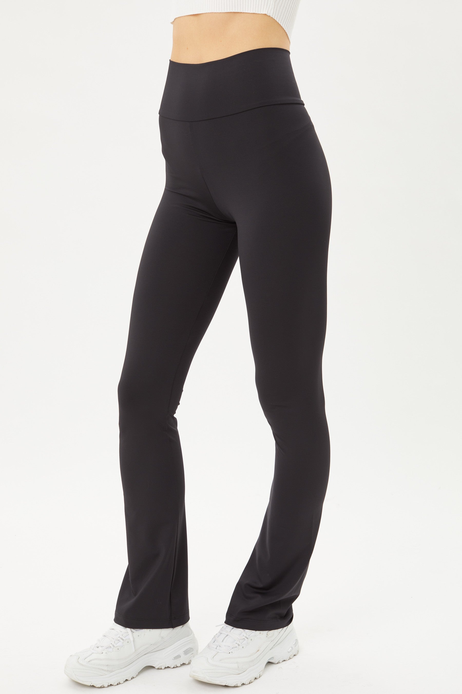 Soft Black Flare Leggings,Bottoms,Casual Pants, FLARE, SOFT PANTS- DEFIANT