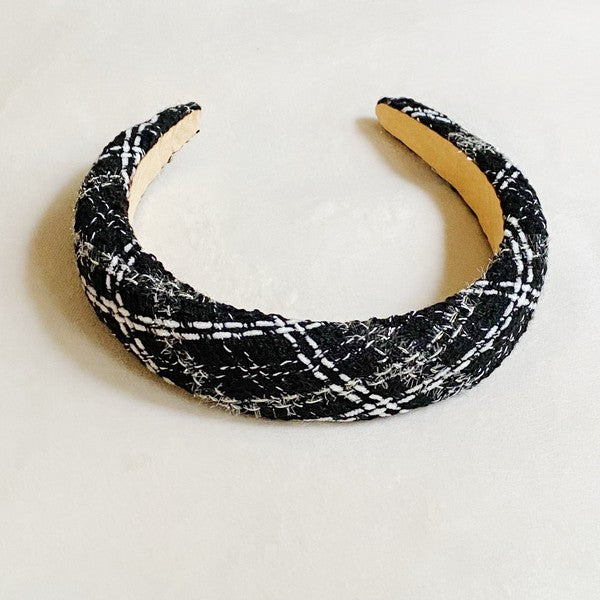 Plaid Headband,ACCESSORIES,HAIR- DEFIANT