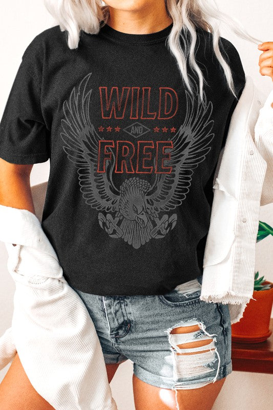 Oversize Eagle Tee,Tops,GRAPHIC TEE, GRAPHIC TEES, OVERSIZE- DEFIANT