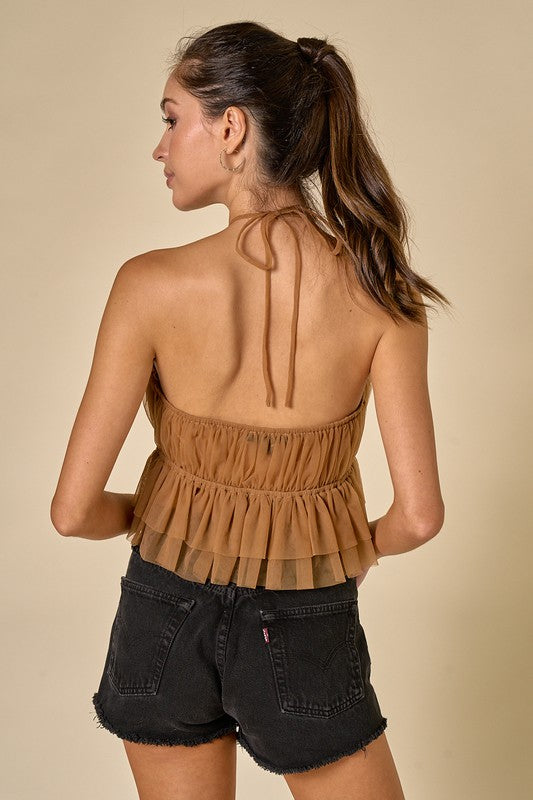 It's Giving Halter Top,Tops,HALTER- DEFIANT