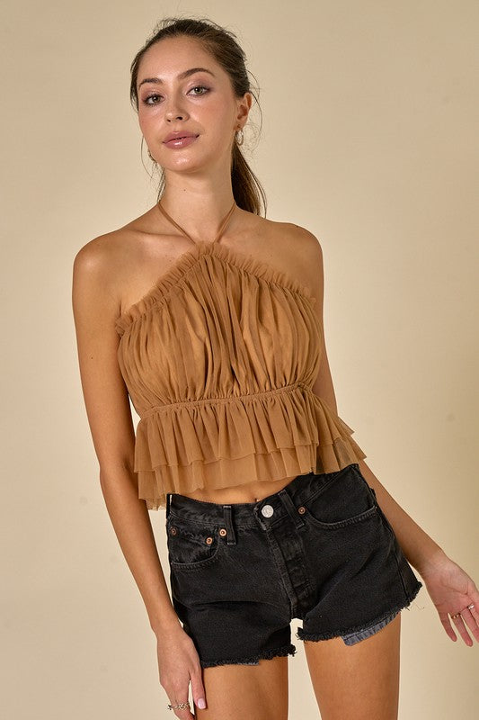 It's Giving Halter Top,Tops,HALTER- DEFIANT