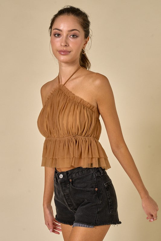 It's Giving Halter Top,Tops,HALTER- DEFIANT