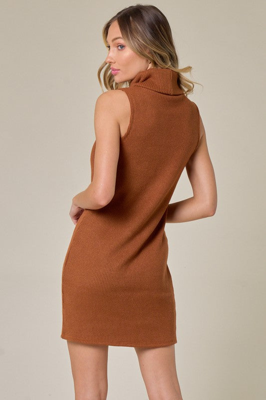 Sleeveless Sweater Dress,Dresses,BODYCON, CASUAL DRESSES, SWEATER, SWEATERS- DEFIANT