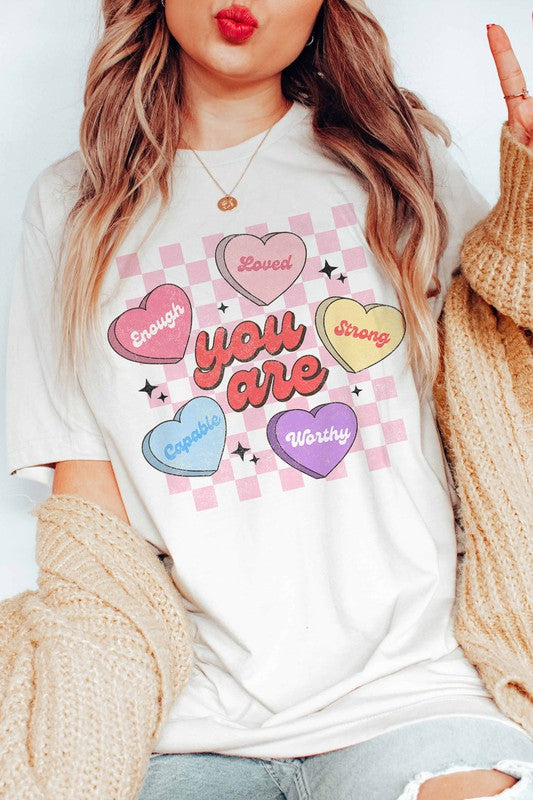 Valentine Candies Tee,Tops,GRAPHIC TEE, GRAPHIC TEES, Jan23- DEFIANT