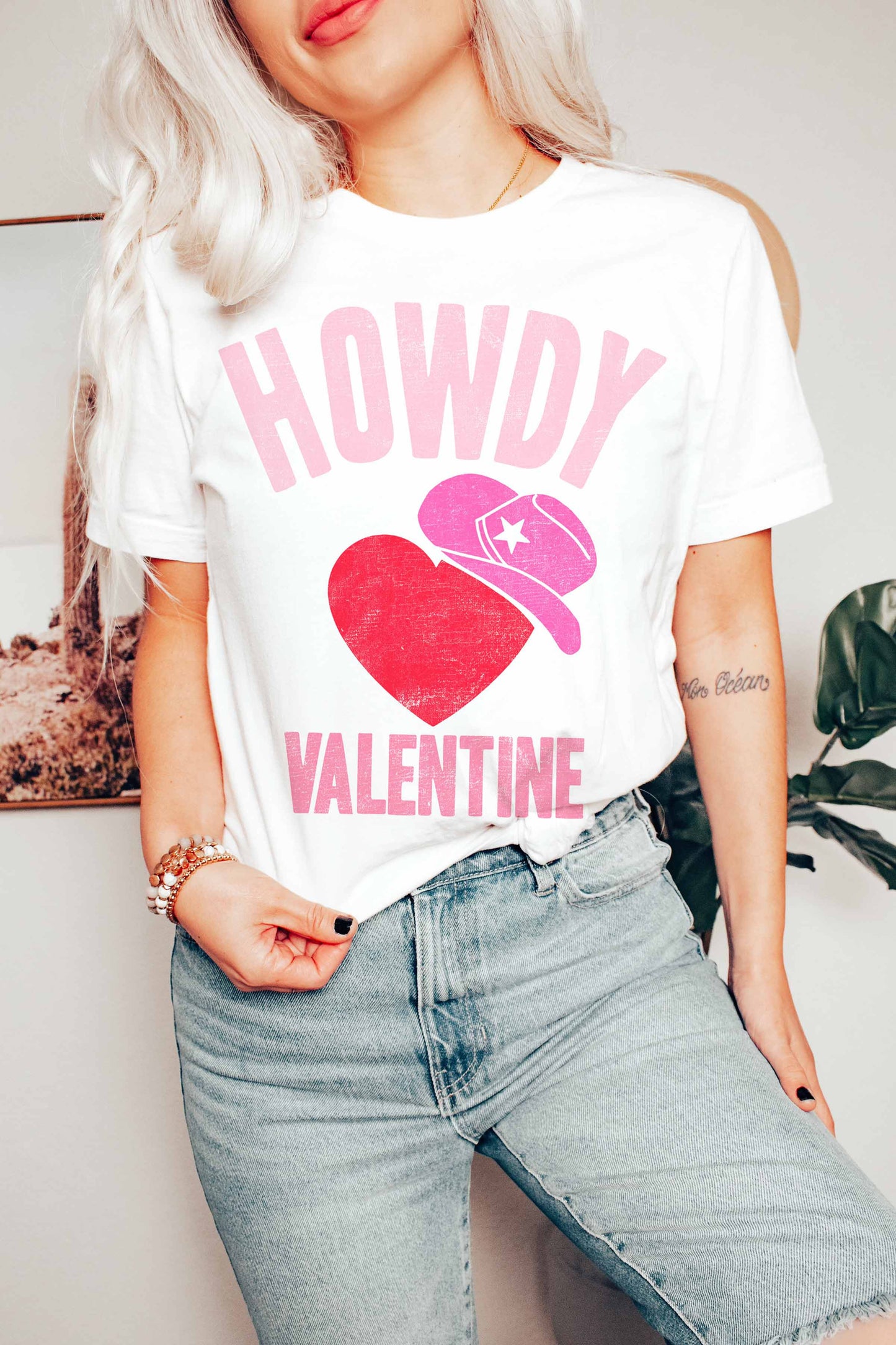 Howdy Valentine Tee,Tops,GRAPHIC TEE, GRAPHIC TEES, Jan23- DEFIANT