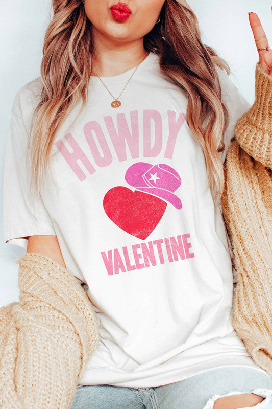 Howdy Valentine Tee,Tops,GRAPHIC TEE, GRAPHIC TEES, Jan23- DEFIANT