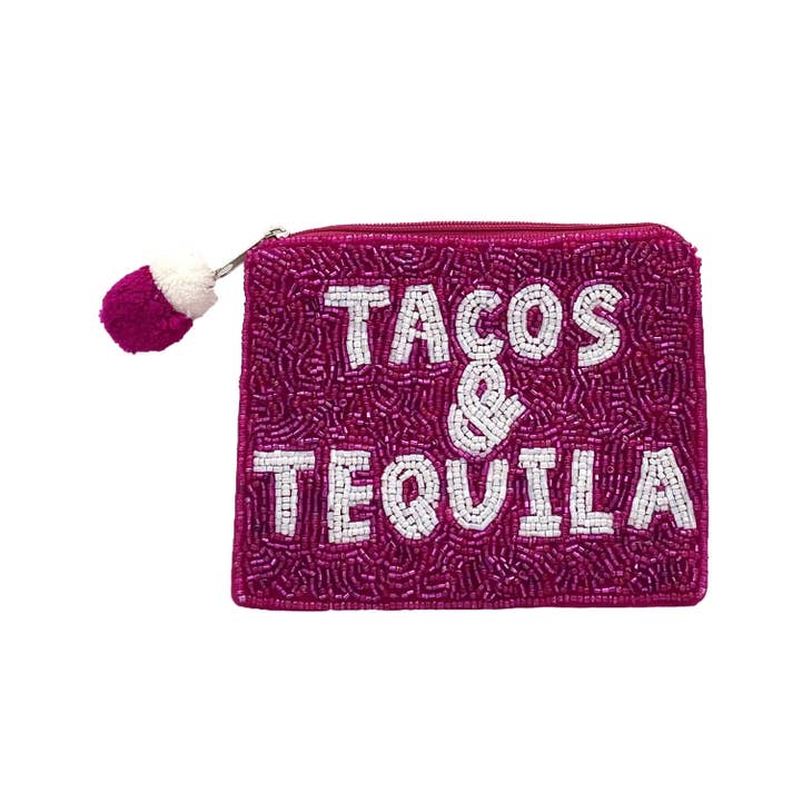 Beaded Coin Purse,ACCESSORIES,BEADED, COIN PURSE, ZIPPER- DEFIANT