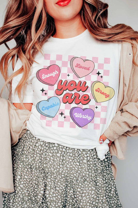 Valentine Candies Tee,Tops,GRAPHIC TEE, GRAPHIC TEES, Jan23- DEFIANT