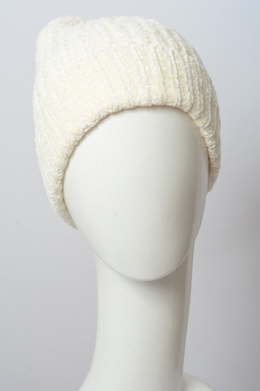 Chenille Beanie,ACCESSORIES,BEANIES, CHENILLE, HATS- DEFIANT