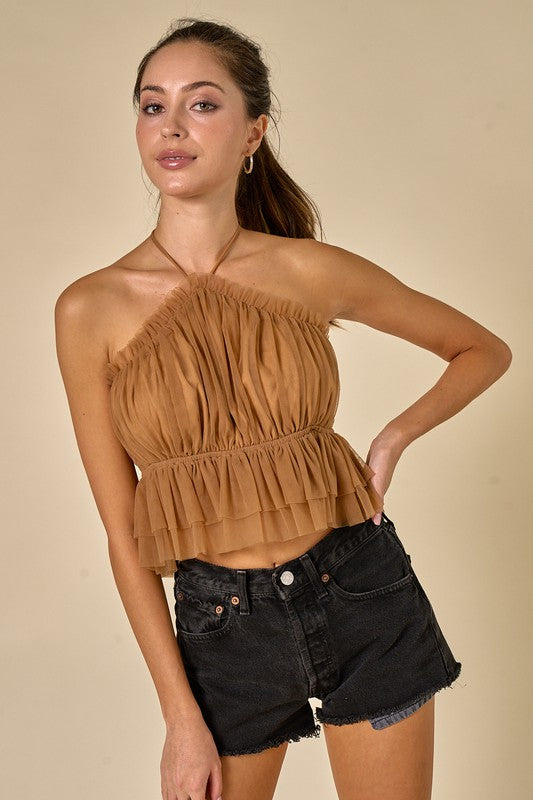 It's Giving Halter Top,Tops,HALTER- DEFIANT