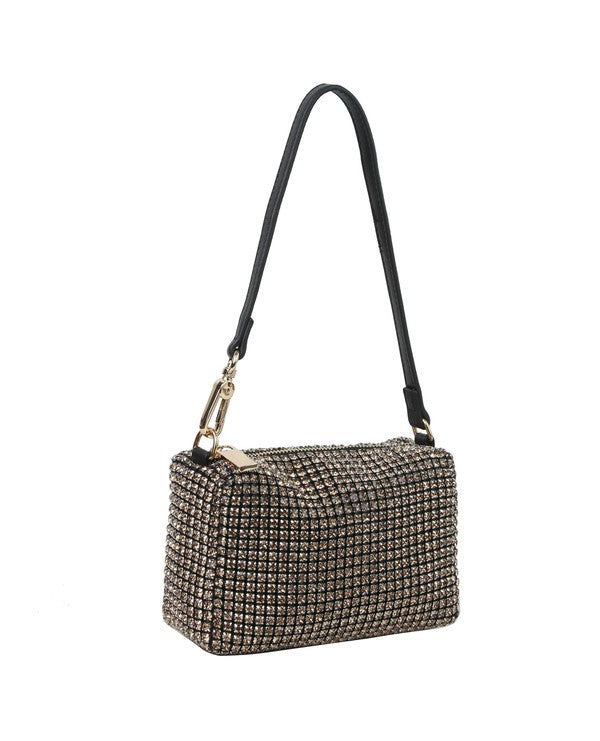 Cocktail Party Handbag,ACCESSORIES,handbag, HANDBAGS, PURSE, Rhinestone- DEFIANT
