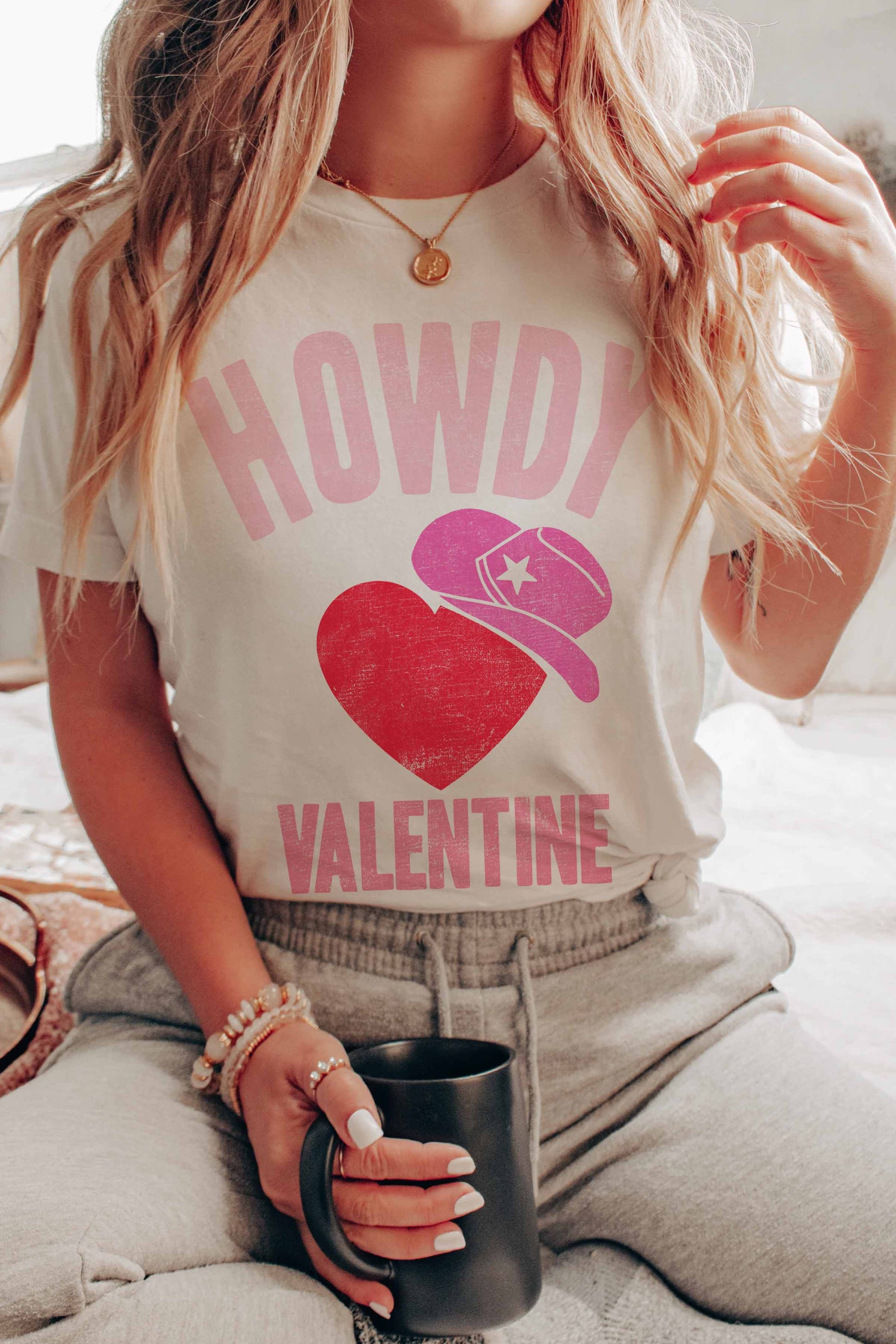 Howdy Valentine Tee,Tops,GRAPHIC TEE, GRAPHIC TEES, Jan23- DEFIANT