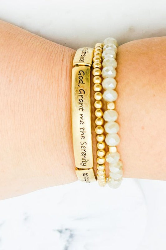 GOD GRANT ME BRACELET,ACCESSORIES,BRACELET, GOLD JEWELRY, JEWELRY- DEFIANT