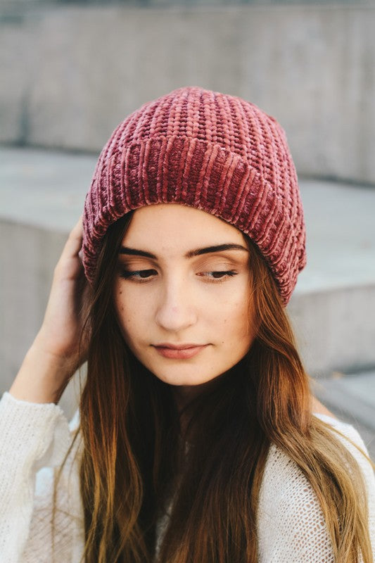 Chenille Beanie,ACCESSORIES,BEANIES, CHENILLE, HATS- DEFIANT