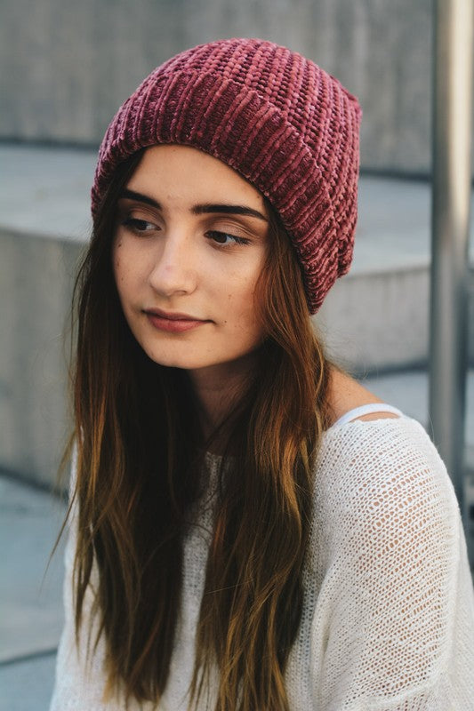 Chenille Beanie,ACCESSORIES,BEANIES, CHENILLE, HATS- DEFIANT