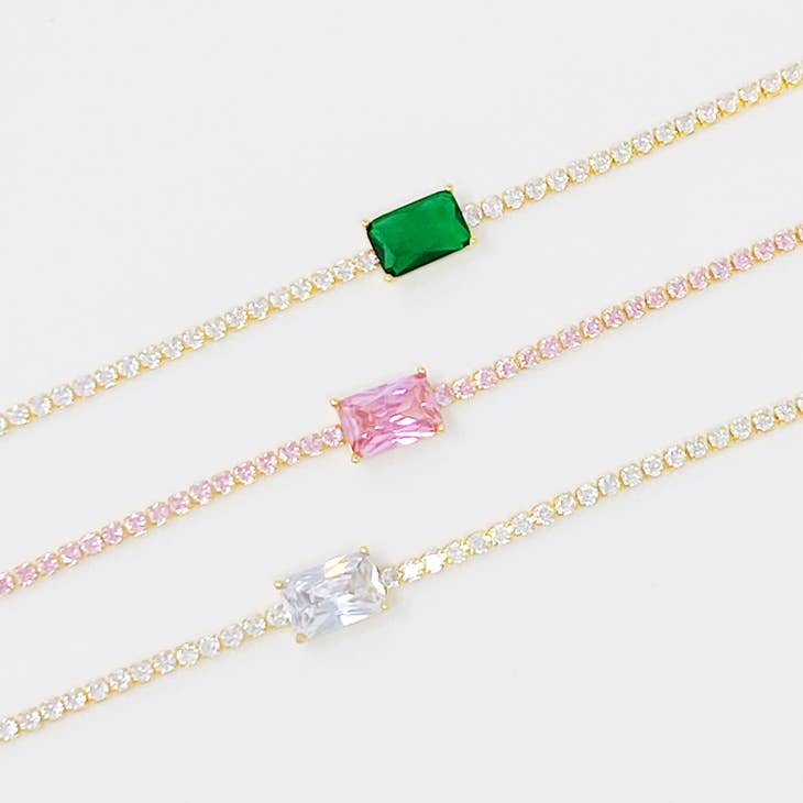 Precious Pendant Tennis Bracelet,Bracelets,Faire, Jan23- DEFIANT