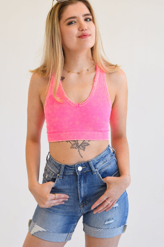 Racerback Ribbed Crop Tank,Tops,bralette, Bralettes, CROP TOPS, CROPPED, RIBBED- DEFIANT