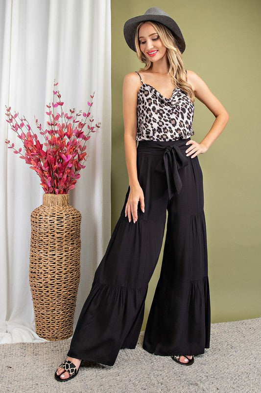 Tiered Wide Leg Pants,Bottoms,PANTS, SOFT PANTS, TIERED, WIDE LEG- DEFIANT