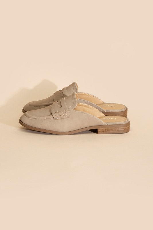 Perks Flat Mules,Shoes,SHOES- DEFIANT