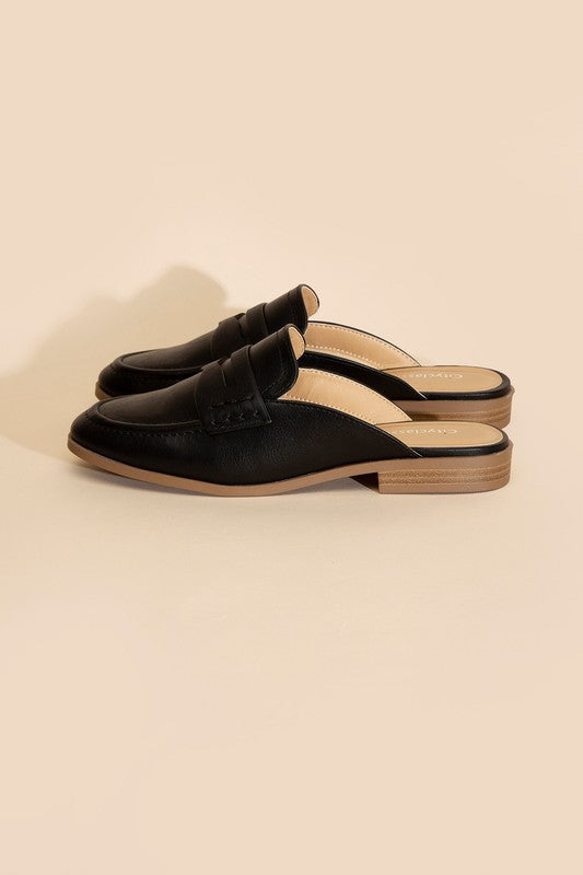 Perks Flat Mules,Shoes,SHOES- DEFIANT