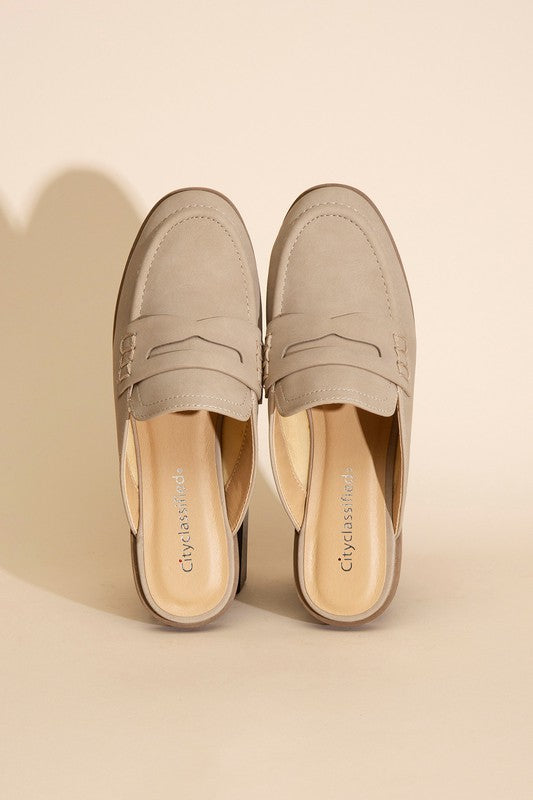Perks Flat Mules,Shoes,SHOES- DEFIANT