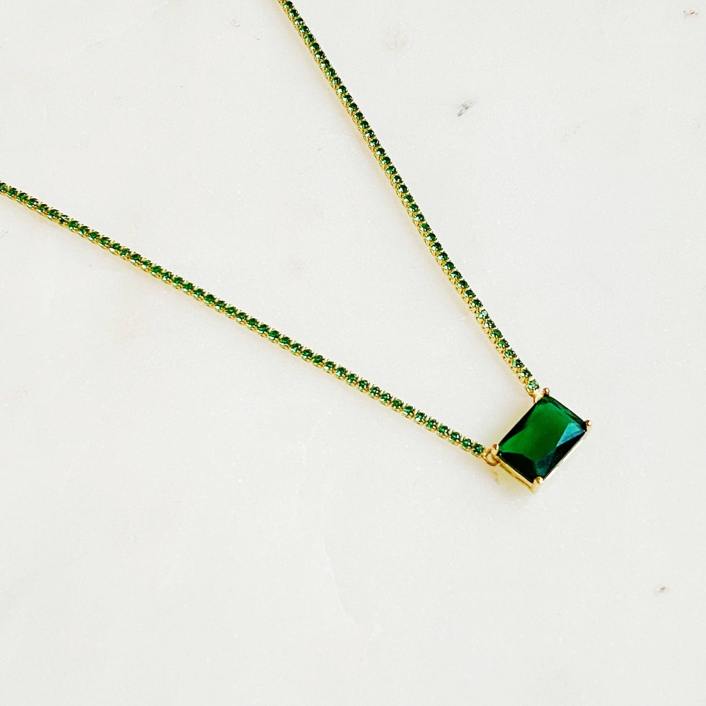Precious Pendant Tennis Necklace,Necklaces,Faire, Jan23- DEFIANT
