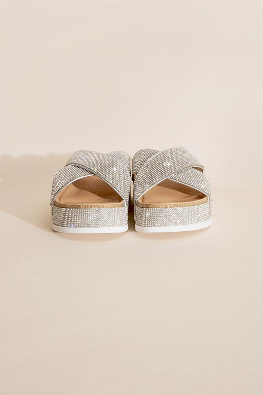 Rhinestone Slides,Shoes,SANDALS, SHOES, SLIDES- DEFIANT