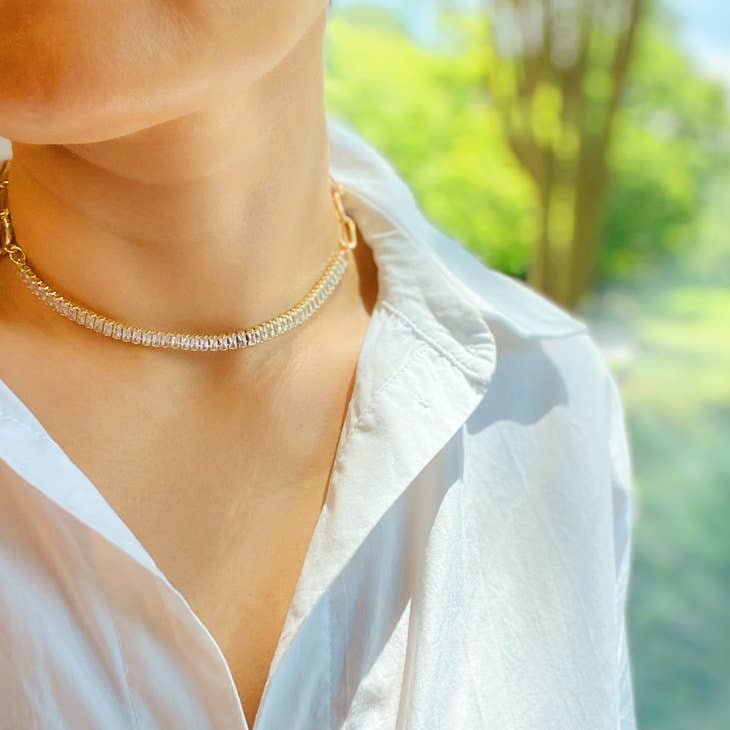 Glam & Chain Necklace,ACCESSORIES,GOLD JEWELRY- DEFIANT