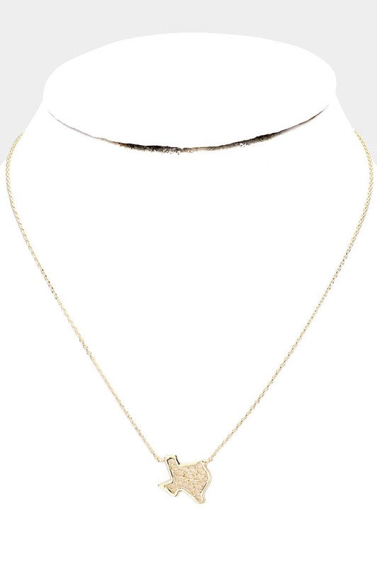 Texas Gold Dipped Necklace,ACCESSORIES,GOLD JEWELRY, NECKLACE- DEFIANT