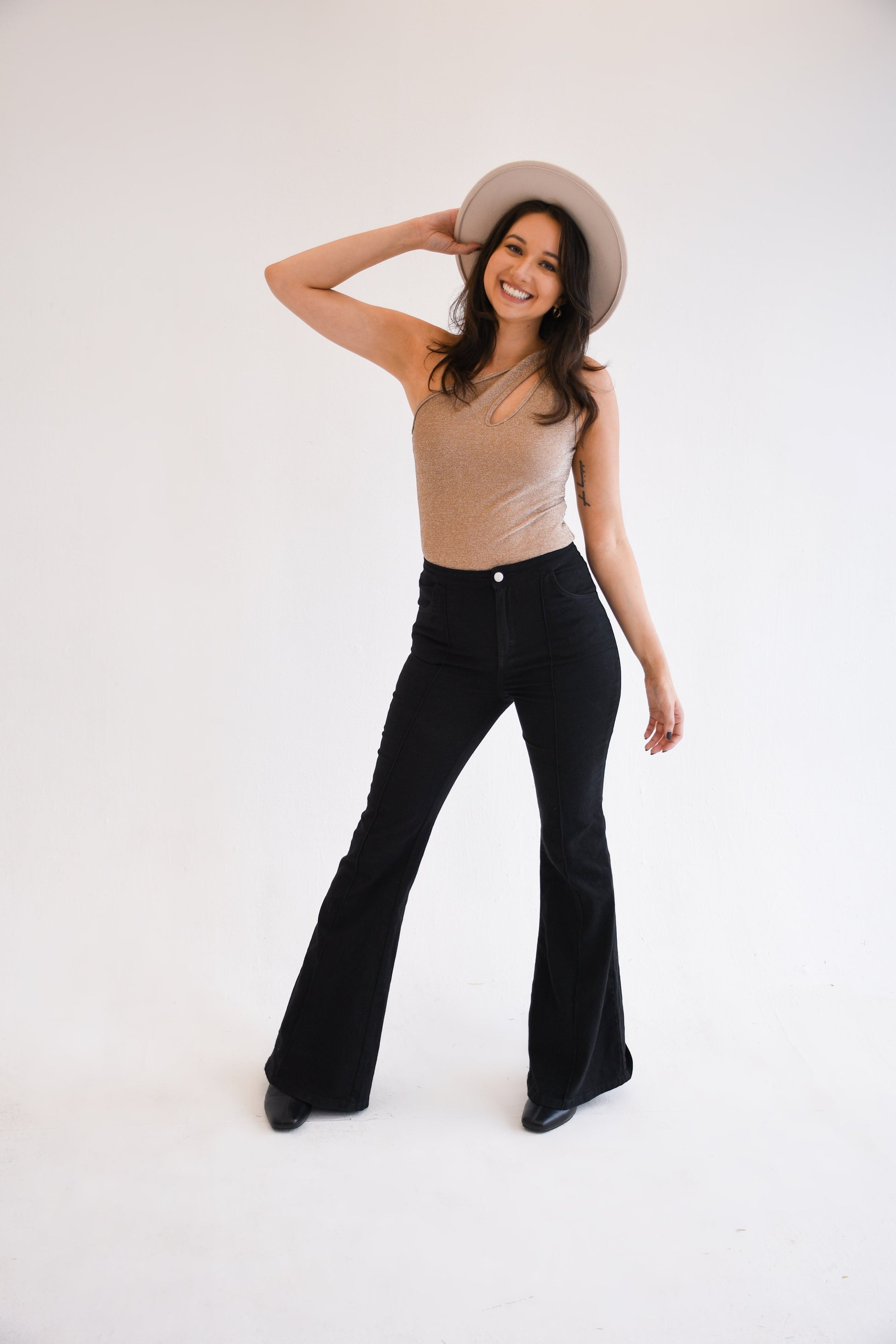 One Shoulder Sparkle Bodysuit,Tops,BODYSUIT, Sparkle- DEFIANT