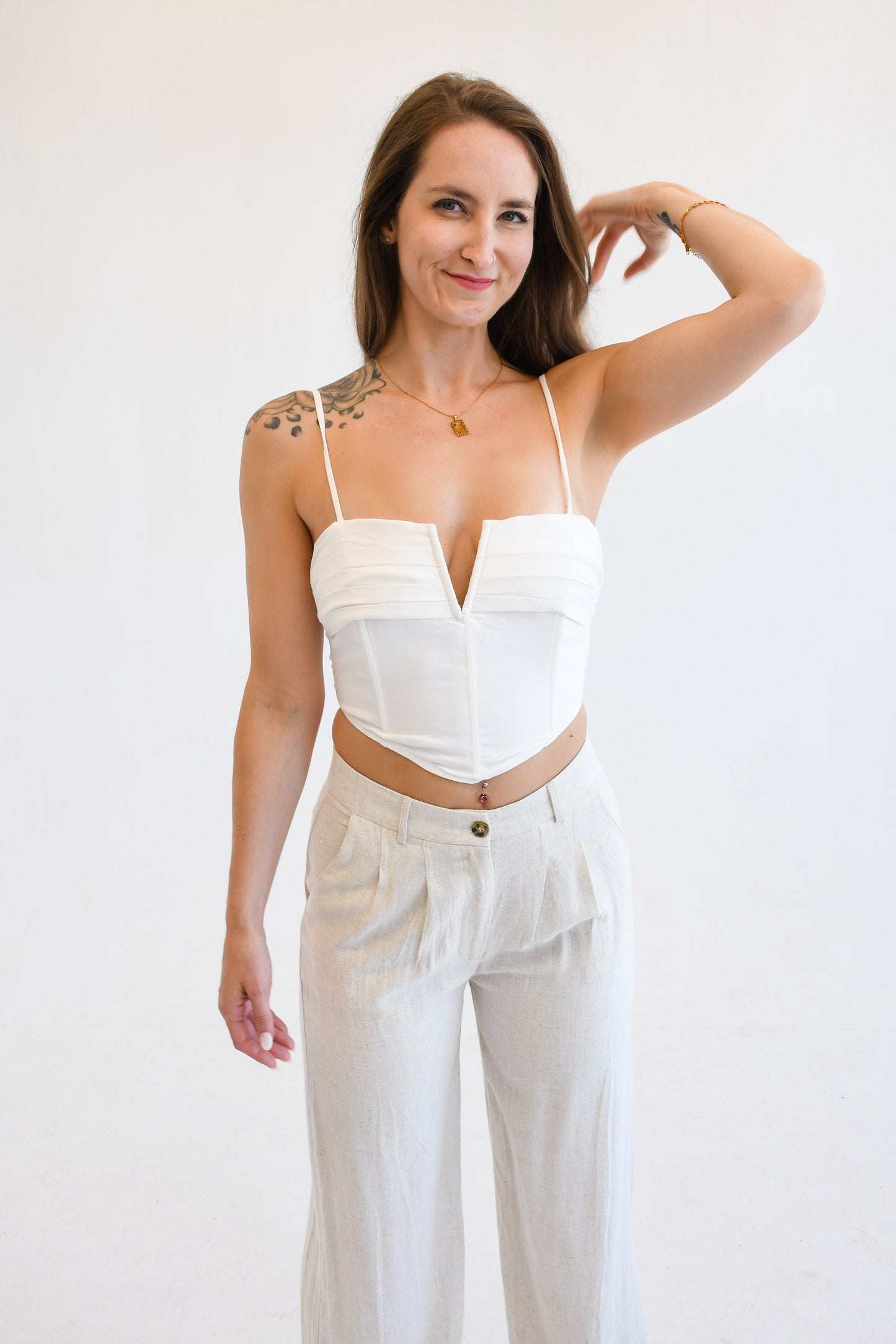 Leighton Corset Top,Tops,ADJUSTABLE, CORSET, TIE, wired- DEFIANT