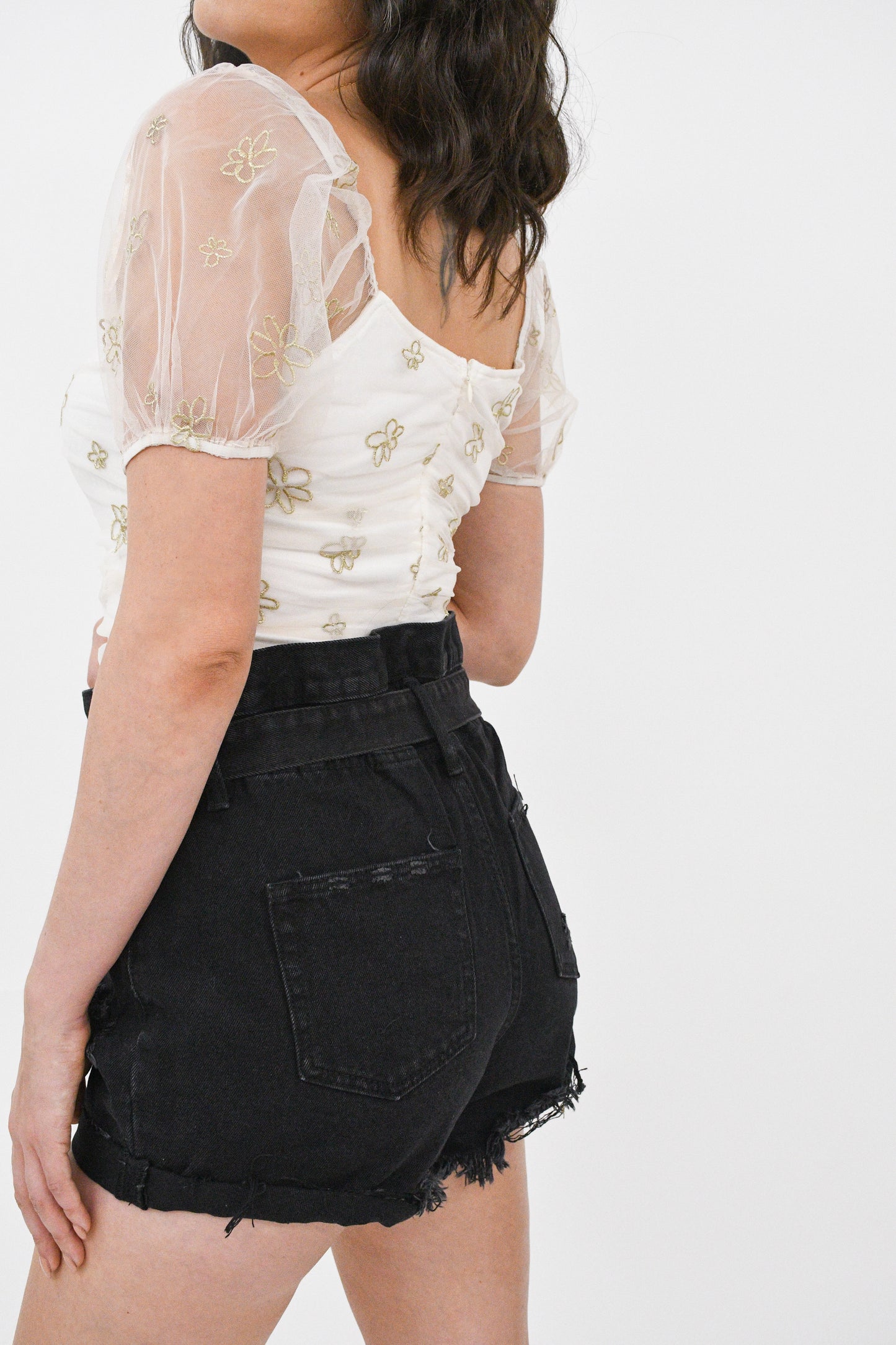 Floral Mesh Bodysuit,Tops,BODYSUIT, FLORAL- DEFIANT