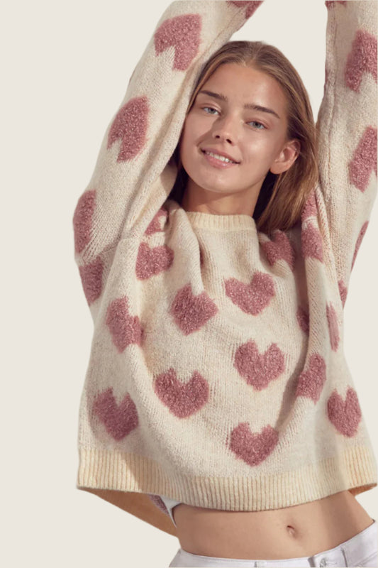 Cozy Heart Sweater