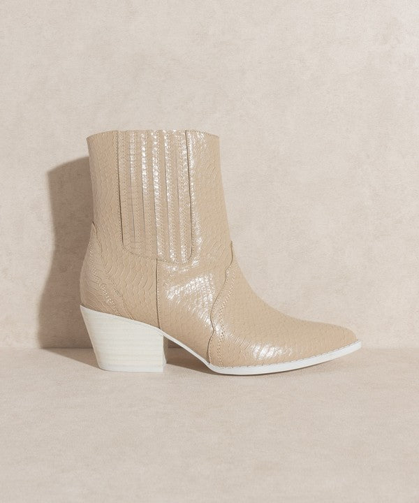 Dawn Paneled Western Bootie (Shipping Only)