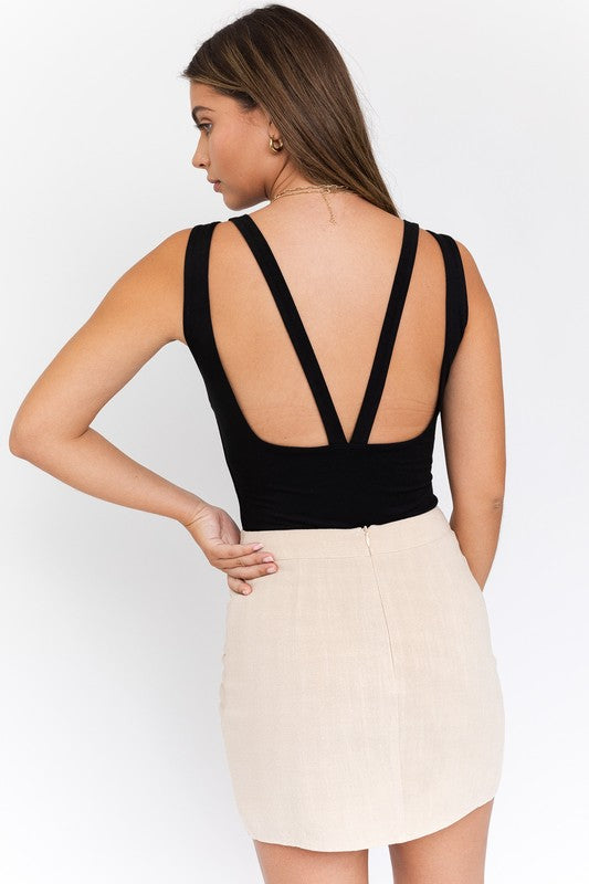 Low Back Strappy Bodysuit (Shipping Only)
