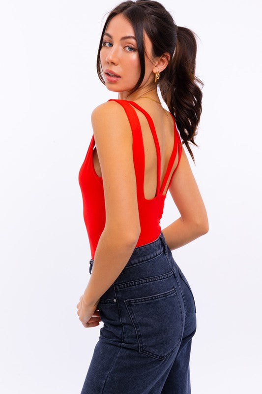 Low Back Strappy Bodysuit (Shipping Only)