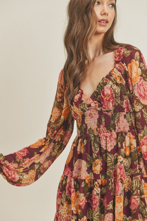 Floral Mini Dress (Shipping Only)