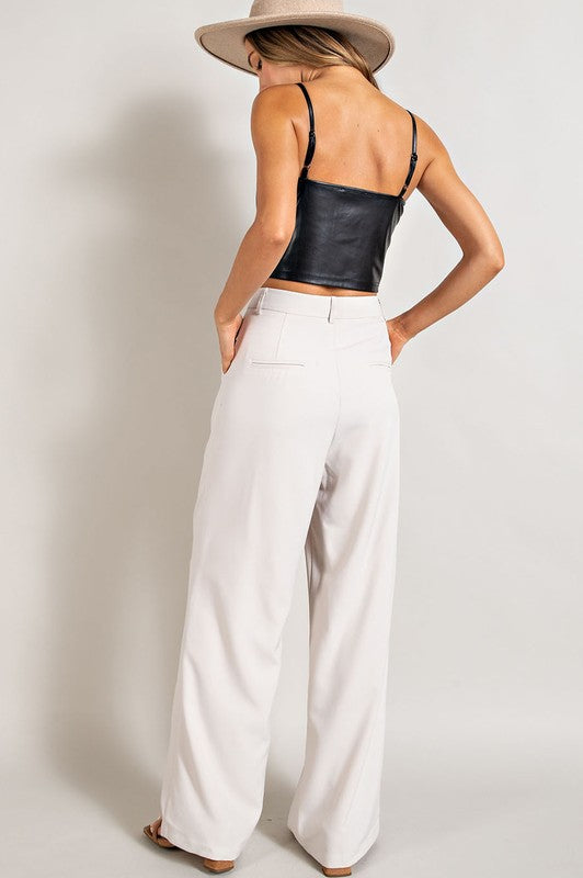 Straight Leg Trouser Pants (Shipping Only)