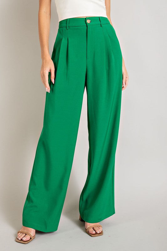 Straight Leg Trouser Pants (Shipping Only)