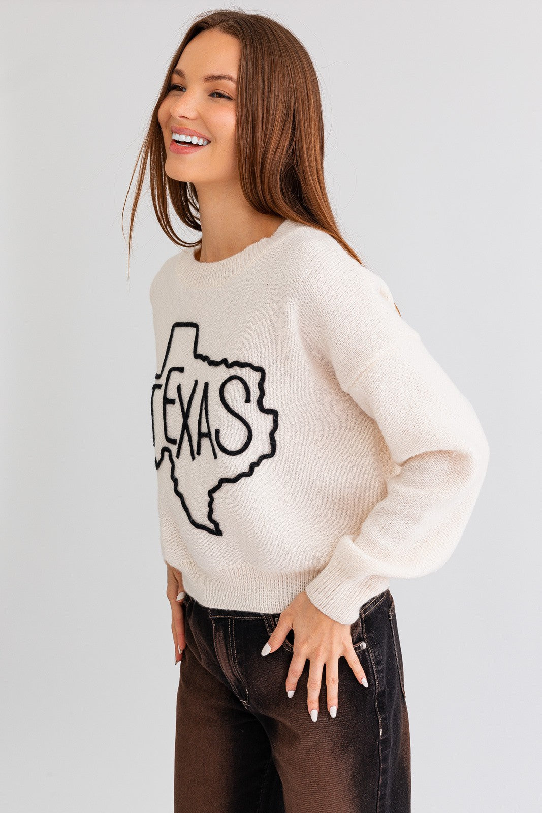 Texas Line Art Sweater