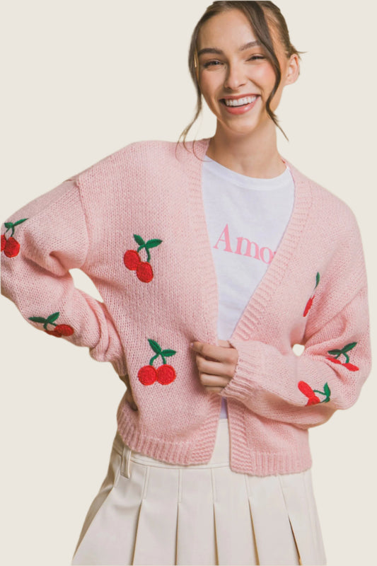 Cherry on Top Cardigan