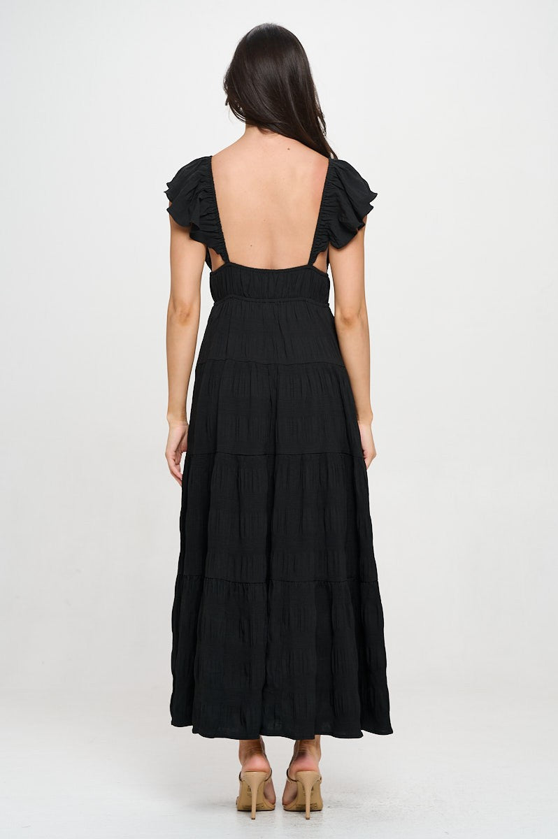 Black Legendary Maxi Dress