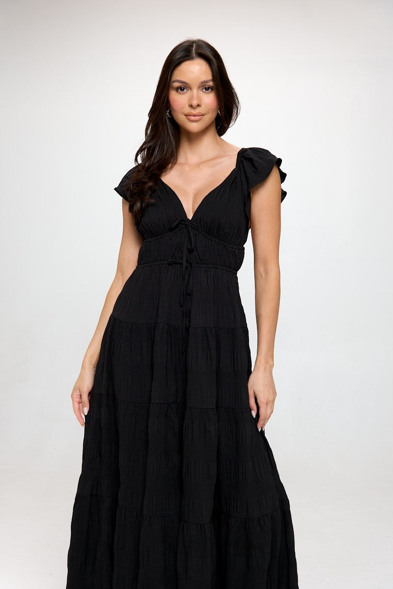 Black Legendary Maxi Dress