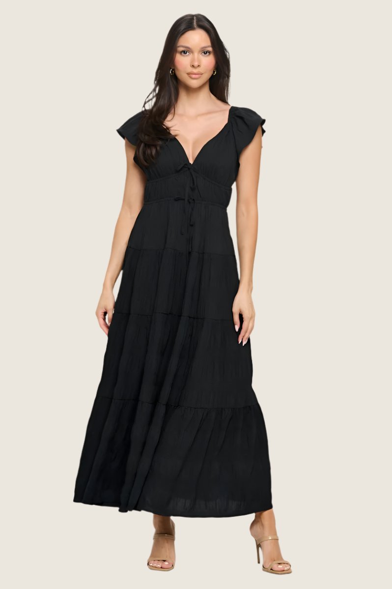 Black Legendary Maxi Dress