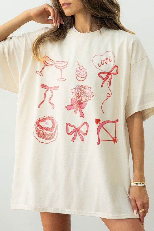 Valentine Doodles Tee