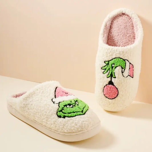 Grinchmas Cozy Slippers