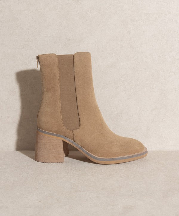 Olivia Chelsea Heel Boots (shipping only)
