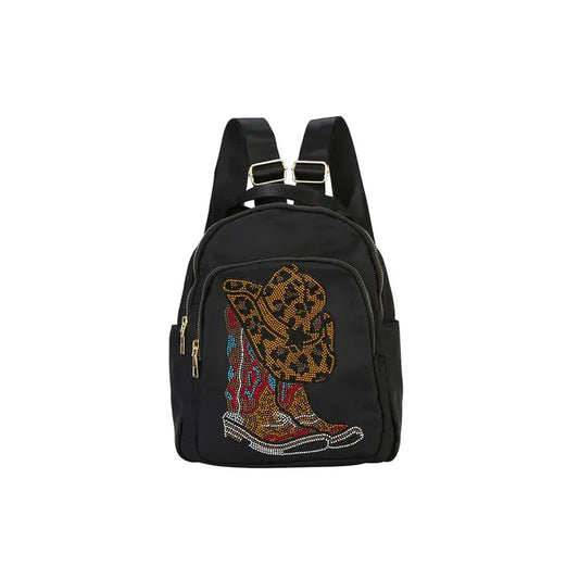 Western Boots Backpack